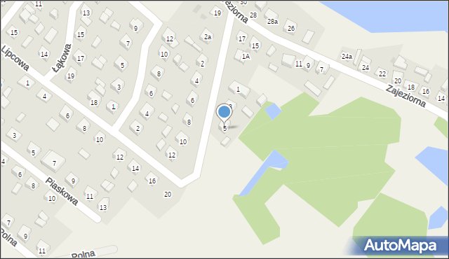 Rybno, 1 Maja, 5, mapa Rybno