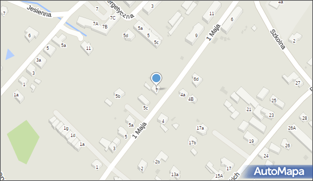 Siechnice, 1 Maja, 7, mapa Siechnice