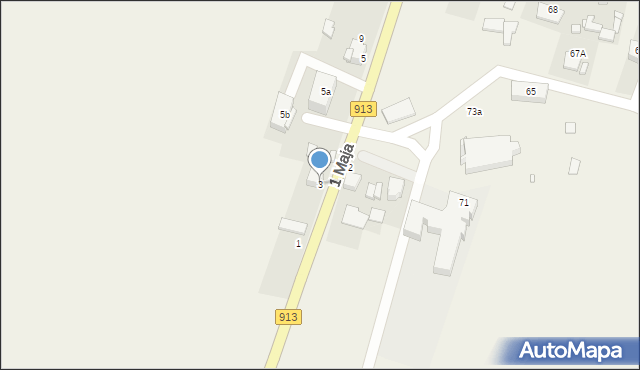 Siemonia, 1 Maja, 3, mapa Siemonia