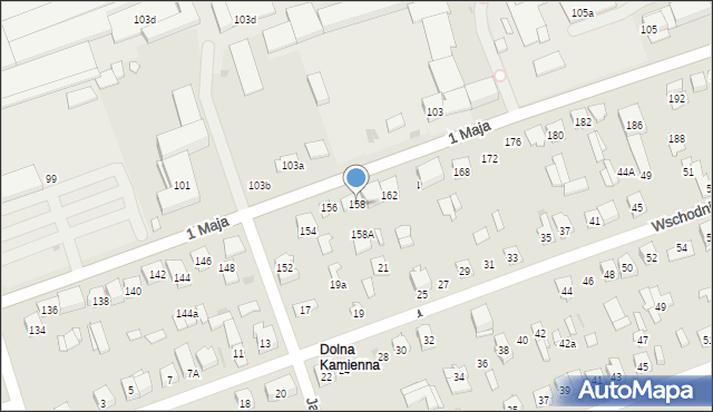 Skarżysko-Kamienna, 1 Maja, 158, mapa Skarżysko-Kamienna