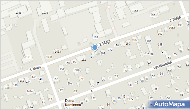 Skarżysko-Kamienna, 1 Maja, 166, mapa Skarżysko-Kamienna