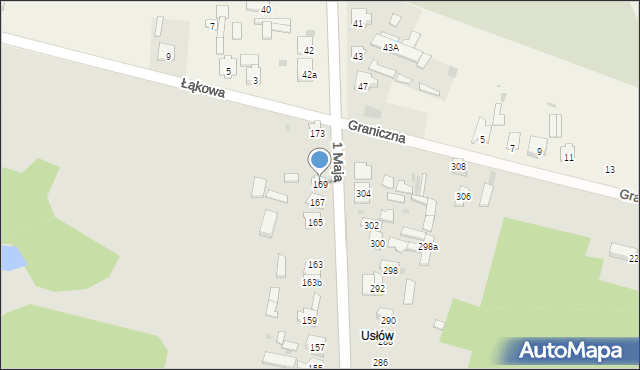 Skarżysko-Kamienna, 1 Maja, 169, mapa Skarżysko-Kamienna