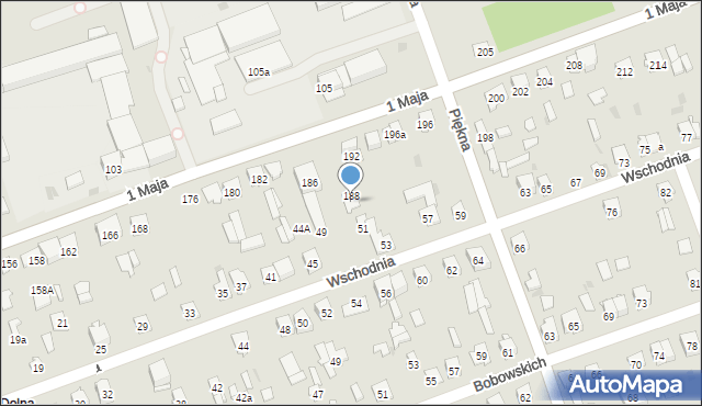 Skarżysko-Kamienna, 1 Maja, 190, mapa Skarżysko-Kamienna