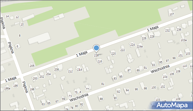 Skarżysko-Kamienna, 1 Maja, 218, mapa Skarżysko-Kamienna