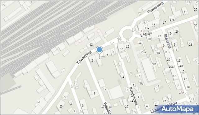 Skarżysko-Kamienna, 1 Maja, 4, mapa Skarżysko-Kamienna