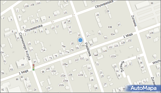 Skarżysko-Kamienna, 1 Maja, 83, mapa Skarżysko-Kamienna