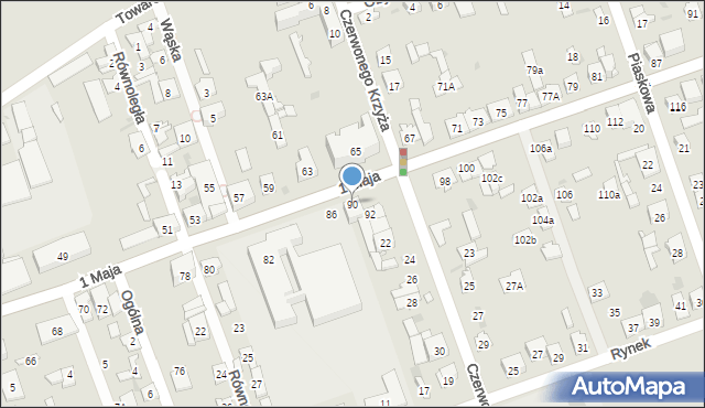 Skarżysko-Kamienna, 1 Maja, 90, mapa Skarżysko-Kamienna