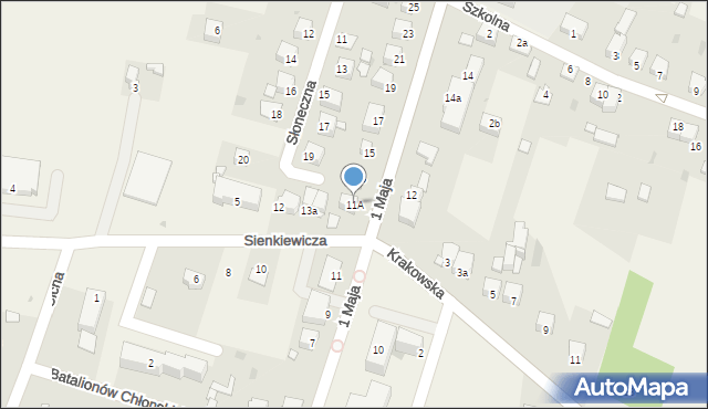 Solec-Zdrój, 1 Maja, 11A, mapa Solec-Zdrój