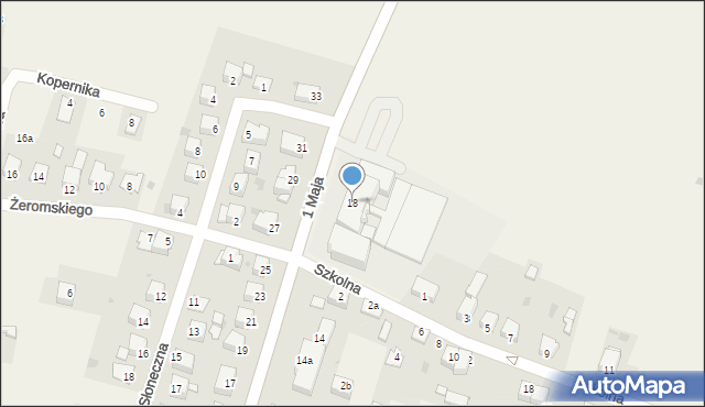 Solec-Zdrój, 1 Maja, 18, mapa Solec-Zdrój