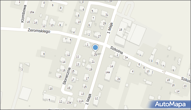 Solec-Zdrój, 1 Maja, 23, mapa Solec-Zdrój