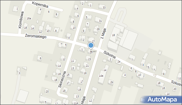 Solec-Zdrój, 1 Maja, 25, mapa Solec-Zdrój