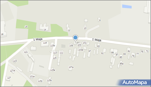 Stąporków, 1 Maja, 107, mapa Stąporków