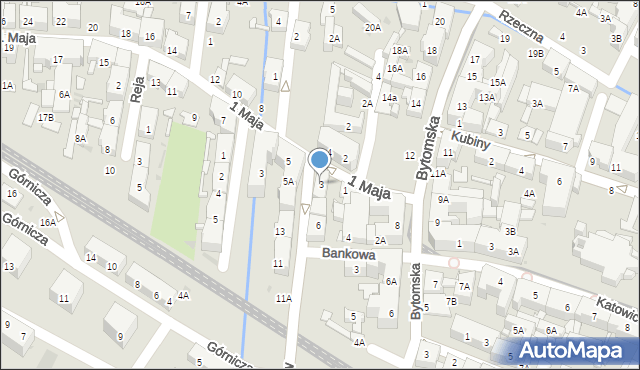 Świętochłowice, 1 Maja, 3, mapa Świętochłowice