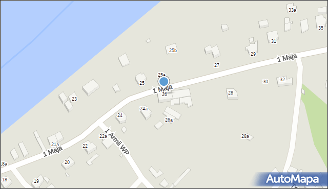 Świnoujście, 1 Maja, 26, mapa Świnoujście