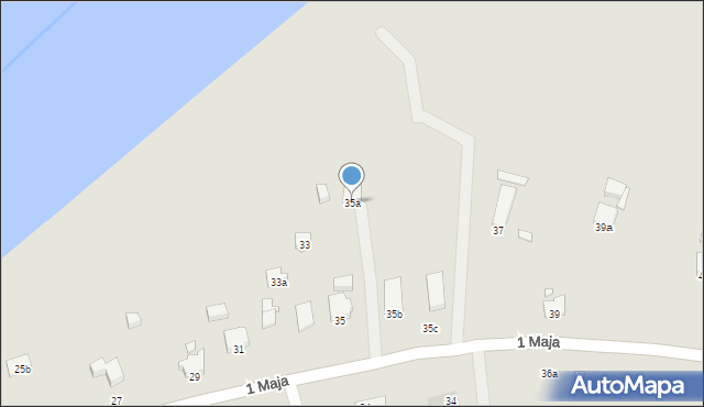 Świnoujście, 1 Maja, 35a, mapa Świnoujście