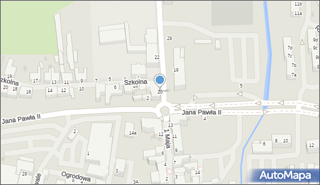 Szczecinek, 1 Maja, 20, mapa Szczecinek