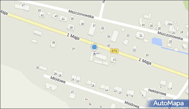 Tarczyn, 1 Maja, 35, mapa Tarczyn