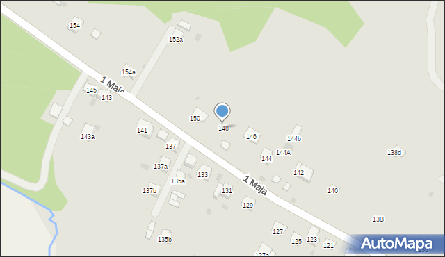 Trzebinia, 1 Maja, 148, mapa Trzebinia