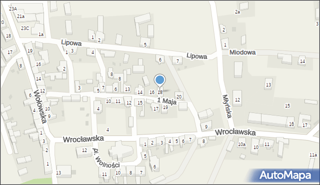 Uraz, 1 Maja, 18, mapa Uraz