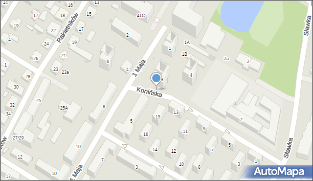 Warszawa, 1 Maja, 340, mapa Warszawy