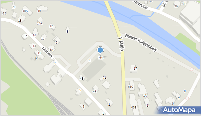 Wisła, 1 Maja, 71C, mapa Wisła