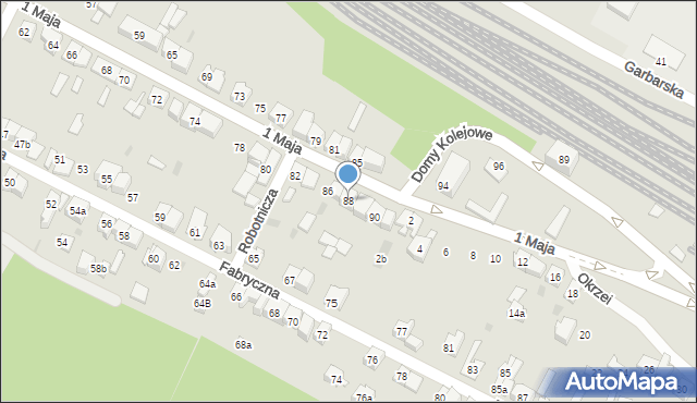 Wolbrom, 1 Maja, 88, mapa Wolbrom
