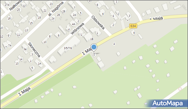 Wołomin, 1 Maja, 2, mapa Wołomin