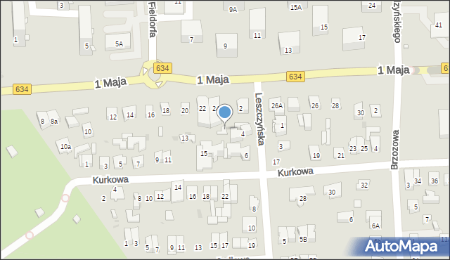 Wołomin, 1 Maja, 24a, mapa Wołomin