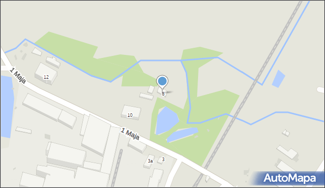 Zduny, 1 Maja, 8, mapa Zduny