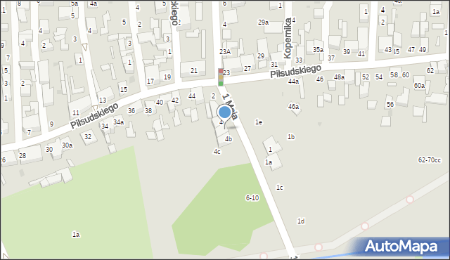 Zgierz, 1 Maja, 4a, mapa Zgierz