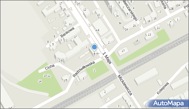 Żyrardów, 1 Maja, 5, mapa Żyrardów