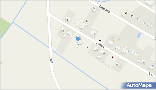 Żyrowa, 1 Maja, 6, mapa Żyrowa