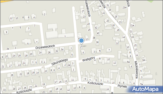 Kostrzyn, 20 Października, 6, mapa Kostrzyn