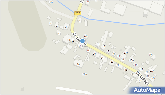 Czersk, 21 Lutego, 16, mapa Czersk