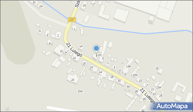 Czersk, 21 Lutego, 3, mapa Czersk