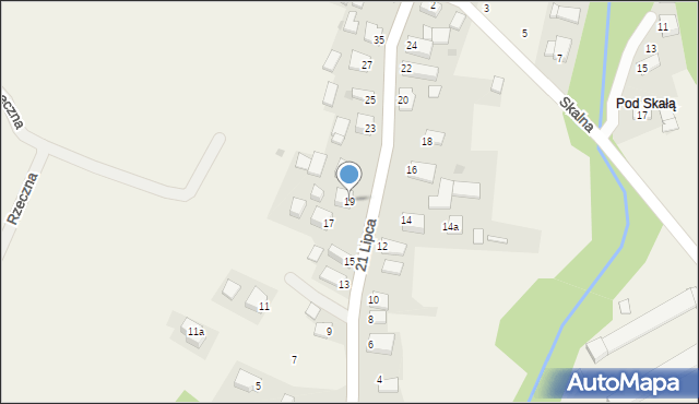 Radwanowice, 21 Lipca, 19, mapa Radwanowice