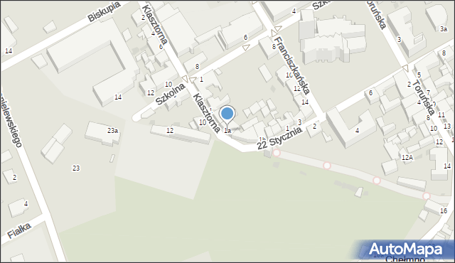 Chełmno, 22 Stycznia, 1a, mapa Chełmno