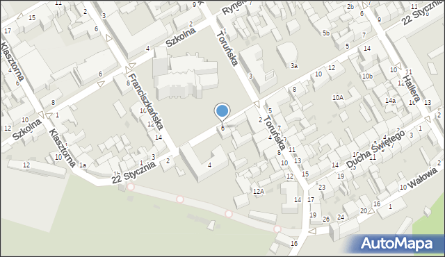 Chełmno, 22 Stycznia, 6, mapa Chełmno