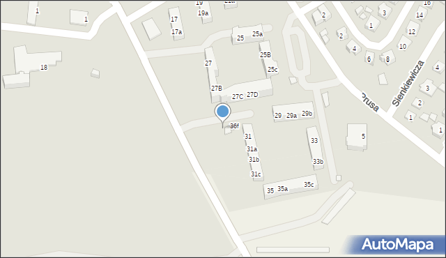 Nowe Miasteczko, 22 Lipca, 36g, mapa Nowe Miasteczko