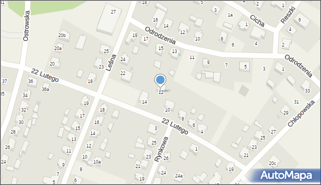 Rytel, 22 Lutego, 12, mapa Rytel