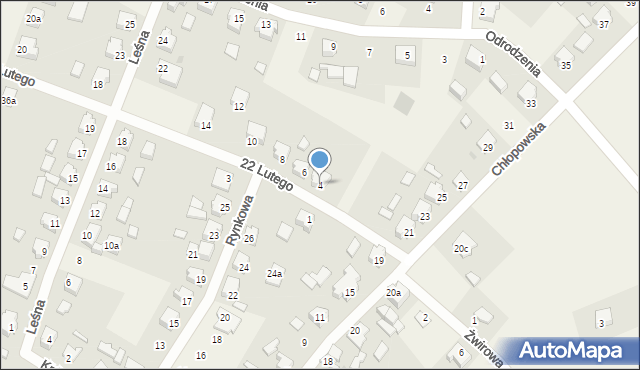 Rytel, 22 Lutego, 4, mapa Rytel