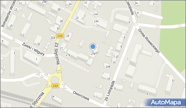 Solec Kujawski, 23 Stycznia, 17b, mapa Solec Kujawski
