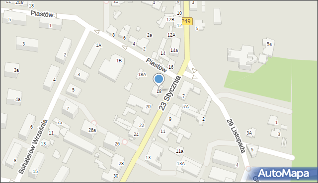 Solec Kujawski, 23 Stycznia, 18, mapa Solec Kujawski