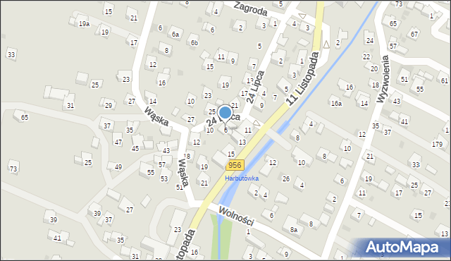 Sułkowice, 24 Lipca, 6, mapa Sułkowice