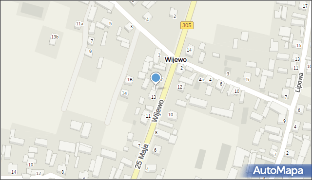 Wijewo, 25 Maja, 15, mapa Wijewo