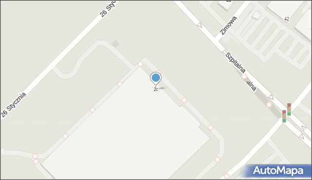 Knurów, 26 Stycznia, 2c, mapa Knurów