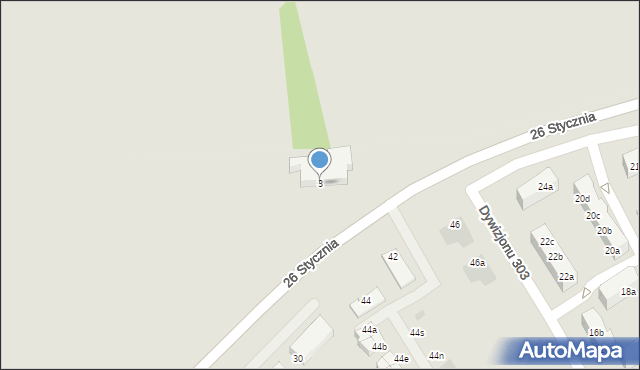 Knurów, 26 Stycznia, 3, mapa Knurów