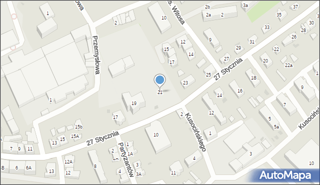 Gniew, 27 Stycznia, 21, mapa Gniew