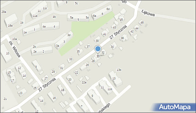 Gniew, 27 Stycznia, 30, mapa Gniew