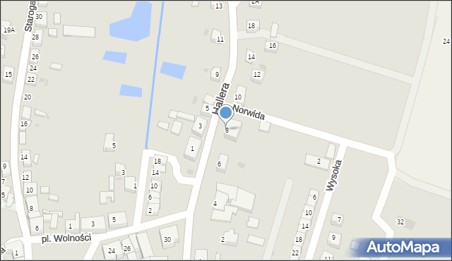 Skórcz, 27 Stycznia, 8, mapa Skórcz